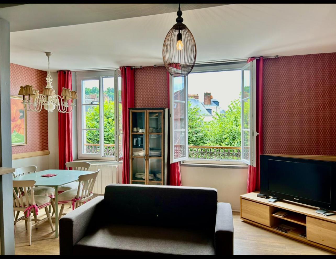 Le Duplex Ou L'Appart D'Agnes" 옹플뢰르 외부 사진